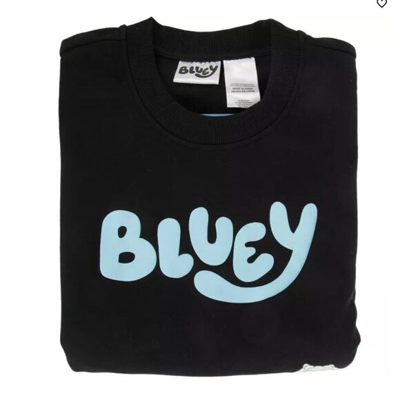 Bluey Sweatshirt crewneck black unisex Sz XXL Bingo - Picture 5 of 12